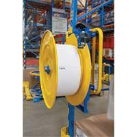 Strapping Dispenser, Polyester/Steel/Polypropylene Straps, 16"/8" Core Dia., 3"/8"/6" Roll Width The Estey Group