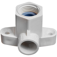 Raccord coude applique Flowguard Gold, Noeud x FPT, PVC-C, 1/2" The Estey Group