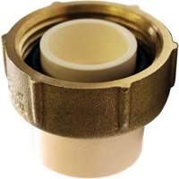 Adaptateur pour boîtier de compteur d'eau, 3/4" x 1" dia., PVC-C The Estey Group