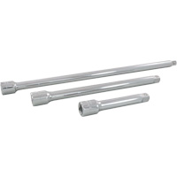 Jeu de rallonges pour douilles, Prise de 1/2", Fini Chrome, 3 Mcx The Estey Group