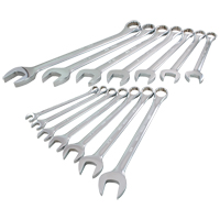 Wrench Set, Combination, 14 Pieces, Imperial The Estey Group