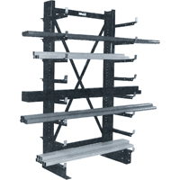 Single-sided Minitree&reg; Cantilever Rack, 36" W x 76-3/16" H The Estey Group
