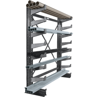 Single-sided Cantilever Brace Set - Starter, Single Sided, 14" Arm, 36" W x 84" H, 1000 lbs. Capacity The Estey Group