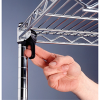 Super Adjustable Super Erecta Shelf&reg;, Add-On Kit, 5 Tiers, 36" W x 86-5/8" H x 24" D The Estey Group