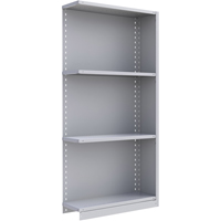 Interlok Shelving Unit, Steel, Boltless, Add-On, 36" W x 76" H x 24" D The Estey Group