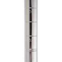 Standard-Duty Chromate Wire Shelving Post, 63" H The Estey Group