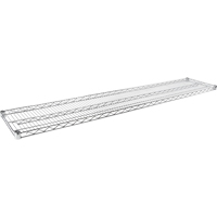 Wire Shelf for Heavy-Duty Chromate Wire Shelving, 60" W x 14" D, 600 lbs. Capacity The Estey Group