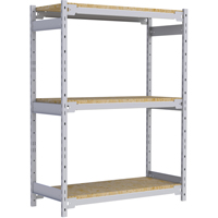 &eacute;tag&egrave;re-classeur de grande largeur, Acier, 3 Tablettes, 42" la x 18" p x 60" h The Estey Group