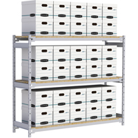 &eacute;tag&egrave;re-classeur de grande largeur, Acier, 3 Tablettes, 72" la x 18" p x 60" h The Estey Group
