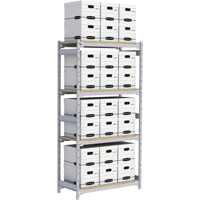 &eacute;tag&egrave;re-classeur de grande largeur, Acier, 4 Tablettes, 42" la x 18" p x 84" h The Estey Group
