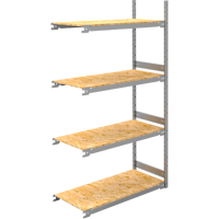 &eacute;tag&egrave;re-classeur de grande largeur, Acier, 4 Tablettes, 42" la x 18" p x 84" h, Ensemble Ajout The Estey Group