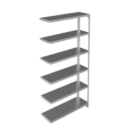 &eacute;l&eacute;ment de rayonnage, Acier galvanis&eacute;, Montant &agrave; fente, Capacit&eacute; 400 lb, 36" la x 72" h x 12" p The Estey Group
