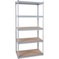 Rayonnage robuste, Acier, Sans boulons, Capacit&eacute; 1200 lb, 36" la x 72" h x 18" p The Estey Group