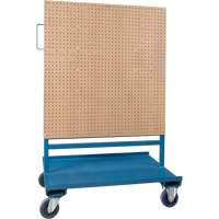 Bin/Pegboard Combo Rack, Double-sided, 38" W x 24-1/2" D x 55" H The Estey Group