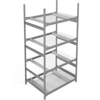 &eacute;tag&egrave;re de grande largeur, Sans boulons, Capacit&eacute; 1340 lb, 42" la x 84" h x 32" p The Estey Group