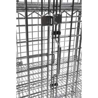 Security Cart, Chrome Plated, 48" x 69" x 24", 500 lbs. Capacity The Estey Group