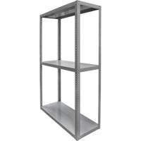 Heavy-Duty Shelving, Steel, Bolted, 3000 lbs. Capacity, 36" W x 72" H x 24" D The Estey Group