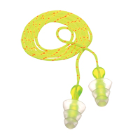 Bouchons d'oreilles r&eacute;utilisables &agrave; trois brides E-A-R, Avec cordon, Vrac - Sac en poly, 26 dB NRR, Taille unique The Estey Group