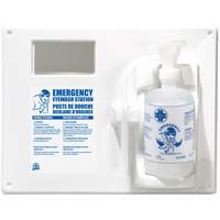 Poste de douche oculaire - Poste simple a/bouteille vide The Estey Group