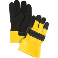 Gants d'ajusteur doubl&eacute;s pour l'hiver &agrave; chaleur sup&eacute;rieure, Grand, Paume en Cuir de vache refendu, Doublure en Thinsulate The Estey Group