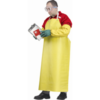 Tabliers ignifuges, N&eacute;opr&egrave;ne/Polyester, 48" lo x 35" la, Jaune The Estey Group
