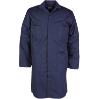 Blouses de travail 100 % coton, Coton, Taille 34, Bleu marine The Estey Group