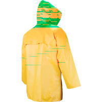 Neo-Slick Chemical & Acid Resistant Rain Jacket, Small, Yellow, Neoprene The Estey Group