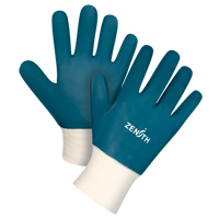 Gants &agrave; poignet en tricot de poids lourd, 10/T-Grand, R&ecirc;vetement Nitrile, Enveloppe en Coton The Estey Group