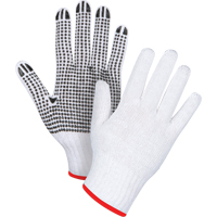 Gants tricot&eacute;s &agrave; pois, Poly/coton, Un c&ocirc;t&eacute;, Calibre 7, Petit The Estey Group