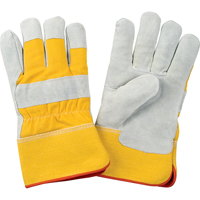 Gants d'ajusteur doubl&eacute;s pour l'hiver de premi&egrave;re qualit&eacute;, 2T-Grand, Paume en Cuir de vache refendu, Doublure en Molleton de mousse The Estey Group