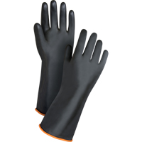 Heavyweight Chemical-Handling Gloves, Size Large/9, 14" L, Rubber Latex, 30-mil The Estey Group