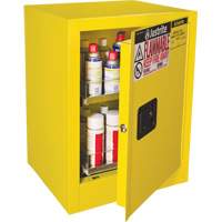 Armoire de s&eacute;curit&eacute; d'&eacute;tabli pour produits inflammables EX Sure-Grip, 24 gal., 1 Porte(s), 21" La x 27" h x 18" p The Estey Group