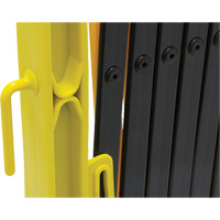 Xpandit Barricade, 36" H x 11.5' L, Black/Yellow The Estey Group