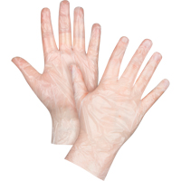 Economy Disposable Gloves, Small, Polyethylene, 1-mil, Powder-Free, Clear The Estey Group