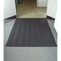 Waterhog&reg; Eco Elite Matting, Wiper/Scraper, 4' x 6' x 3/8", Grey Ash The Estey Group