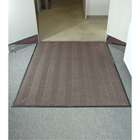Waterhog&reg; Eco Elite Matting, Wiper/Scraper, 3' x 5' x 3/8", Chestnut Brown The Estey Group