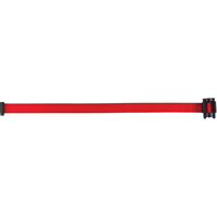 Tape Cassette for Build-Your-Own Crowd Control Barriers, Blank, 7', Red Tape The Estey Group
