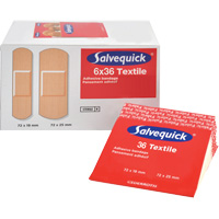 Syst&egrave;mes de distribution de bandages Salvequick - recharges st&eacute;riles, Rectangulaire/carr&eacute;e, Tissu, St&eacute;rile The Estey Group