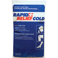 Compresse froide instantan&eacute;e Rapid Relief, Froid, Utilisation unique, 9" x 6" The Estey Group