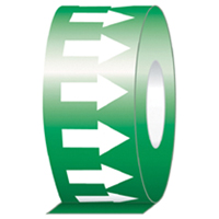 Pipe Marker, 108', White on Green The Estey Group