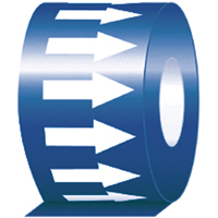 Pipe Marker, 108', White on Blue The Estey Group