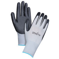Gants l&eacute;gers enduits et respirants, 10/T-Grand, R&ecirc;vetement Mousse de nitrile, Calibre 13, Enveloppe en Polyester The Estey Group