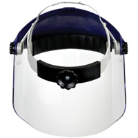 Harnais de t&ecirc;te avec visi&egrave;re, Polycarbonate, Suspension Rochet The Estey Group