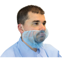 Disposable Beard Covers, Polypropylene, Blue The Estey Group