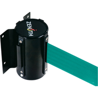 Wall Mount Barrier, Steel, Screw Mount, 7', Green Tape The Estey Group