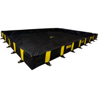 Bermes Rigid-Lock QuickBerm, Capacit&eacute; 2390 gal. US, 16' la x 20' lo x 12" h, Paroi &agrave; piquets The Estey Group