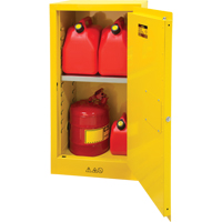 Armoire pour produits inflammables, 16 gal., 1 Porte(s), 23" La x 44" h x 18" p The Estey Group