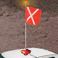 Safety Whip&reg; Flagstaff Mounting Base, Magnet Mount The Estey Group
