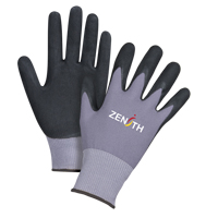 ZX-1 Premium Touchscreen Compatible Gloves, 10/X-Large, Nitrile/Foam Nitrile Coating, 15 Gauge, Nylon Shell The Estey Group