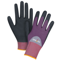 Gants enduits de premi&egrave;re qualit&eacute; ZX-2, 7/Petit, R&ecirc;vetement Nitrile/Mousse de nitrile, Calibre 18, Enveloppe en Nylon The Estey Group
